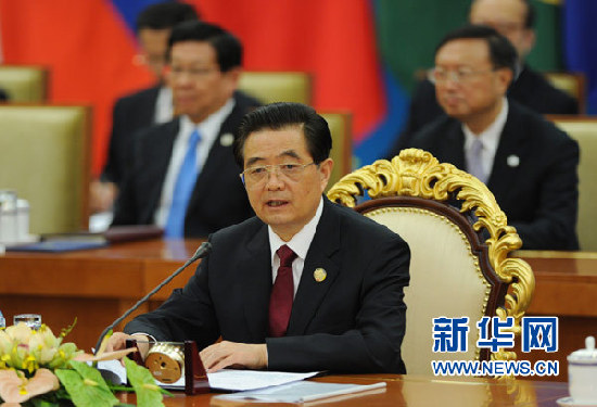 胡锦涛在金砖国家领导人第三次会晤时的讲话