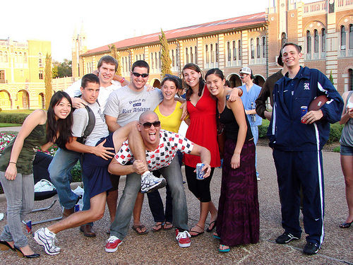 美国大学的学生来自世界各地