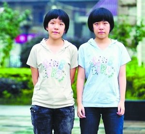 双胞胎姐妹以相同考分考上北京林业大学