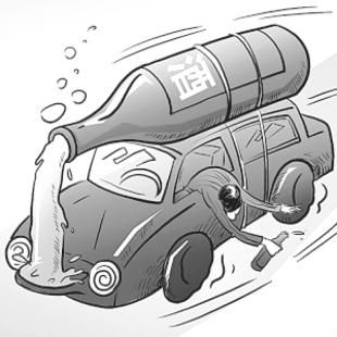 2012年考研英语写作图画题型范文:醉酒驾车与