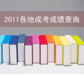 2011年各地成人高考成绩查询