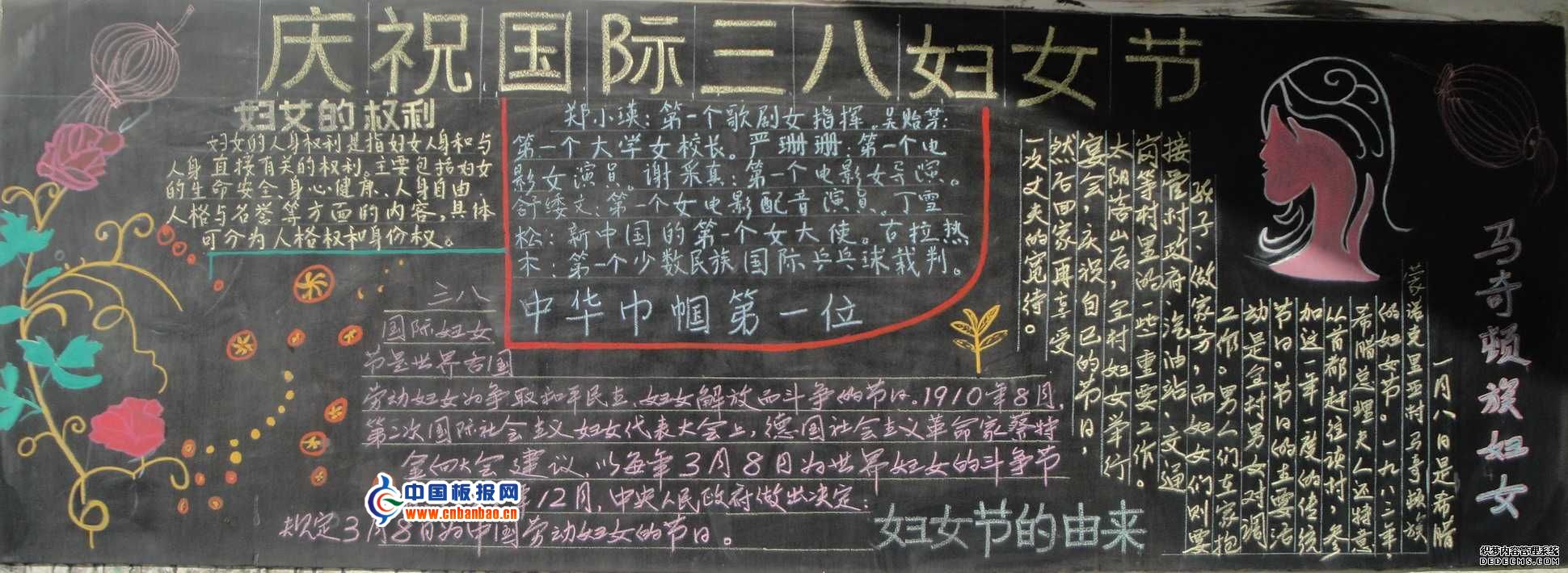 <em>2012</em>关于<em>妇女节</em>黑板报图片 _ 新东方网