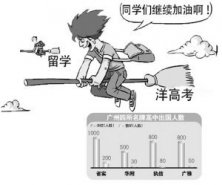 高中“辍学”留学成负担 准留学生应正视高考（图）