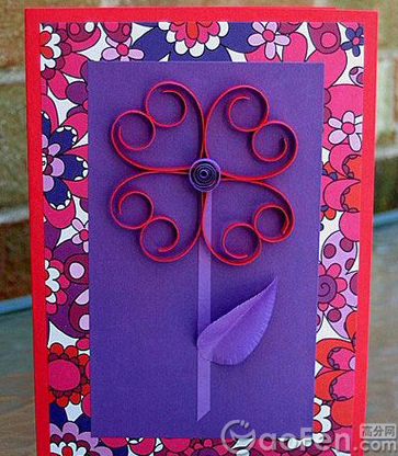 幼儿手工贺卡制作:母亲节立体贺卡设计