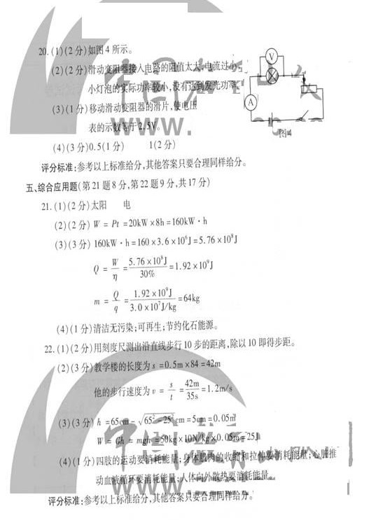 2012河南中考物理试卷及答案(8) _ 新东方网