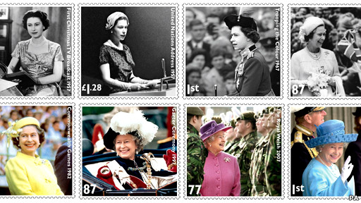 英女王纪念邮票