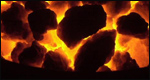 Hot coals