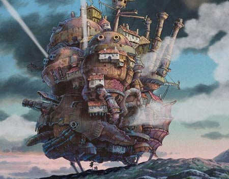 宫崎骏动画电影哈尔的移动城堡