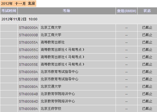 托福考位