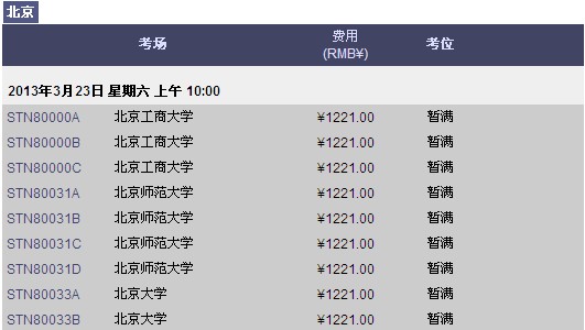 GRE考试3月报名白热化 北京将满上海已满