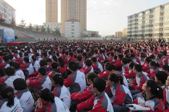长治二中讲座现场