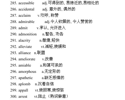 新东方李昇：2013年5月香港SAT考试必备词汇_201-300