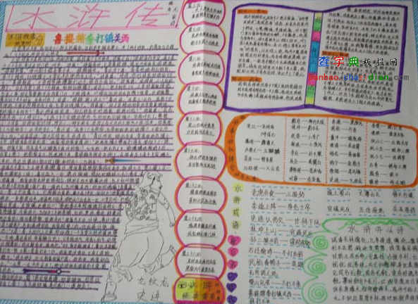 小学生暑假手抄报图片:暑假读一本好书手抄报