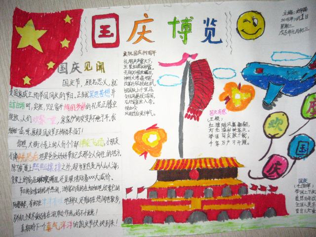 国庆节小报:国庆博览