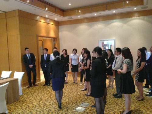 新东方上海学校VIP学习中心向Westin酒店学习