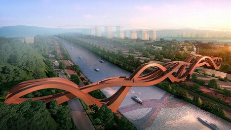 让你目瞪口呆的桥梁设计:中国结的灵感