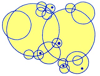 多黑点一个圆圈猜成语_一个圆圈图片