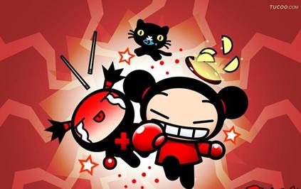 韩国经典强悍动漫角色 — Pucca(中国娃娃)  
