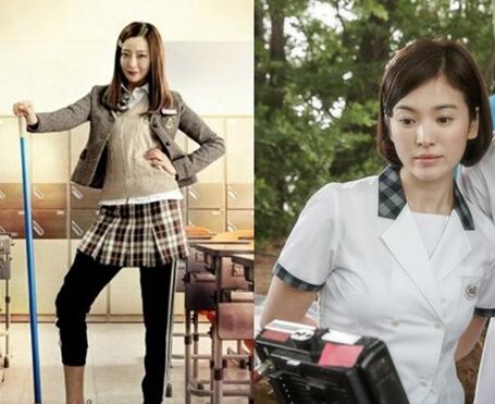 宋慧乔VS金喜善 校服style谁是童颜女神？