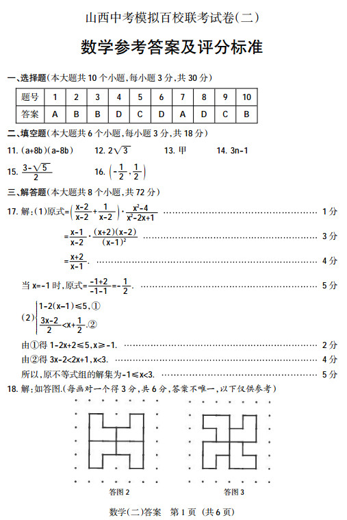 www.fz173.com_2015山西中考数学试题及答案。