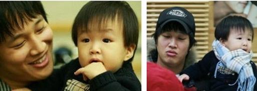 盘点韩国明星亲子照     