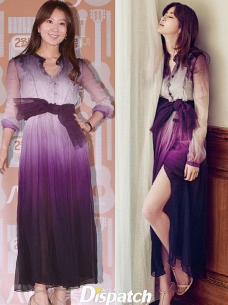 金喜爱VS姜素拉 相同衣服穿出不同感觉    