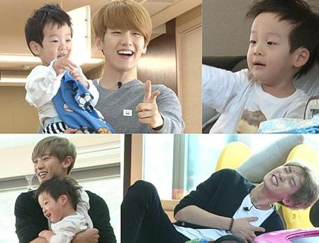 EXO伯贤灿烈出演《超人回来了》 变身超温暖“奶哥”  