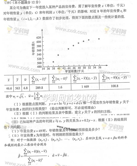 2015年河南高考文综新课标I数学试卷解析