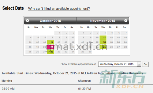 GMAT报名：2015GMAT考试时间（西安10月和11月）