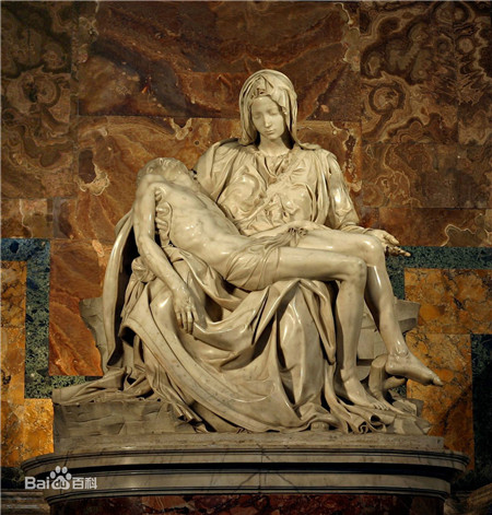 哀悼基督 The Pietà (1498–1499) by Michelangelo