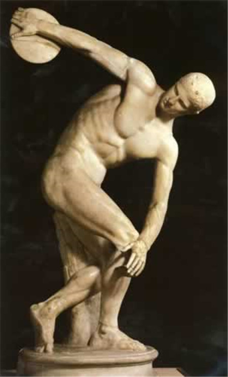 掷铁饼者 Discobolus (450 B.C.) by Myron