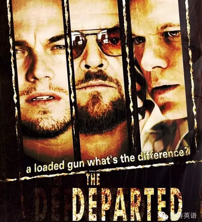 看电影海报 学英语单词:《无间行者》标题精讲