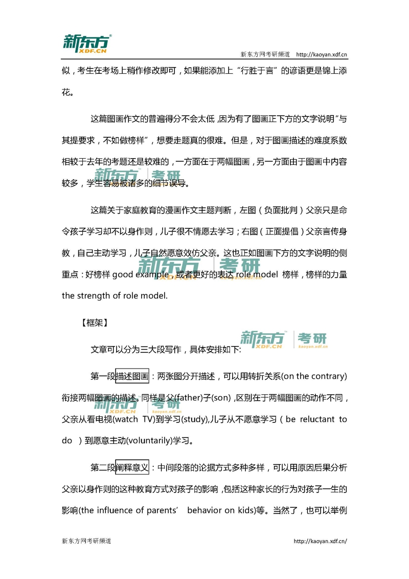 新东方潘赟:2016考研英语一作文真题解析及参考范文 新东方潘赟:2016考研英语一作文真题解析及参考范文