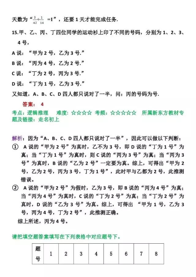 
 郑州小学六年级模拟试题