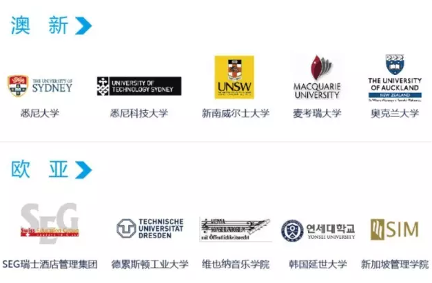 国际教育展世界百所名校招生代表