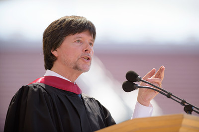肯·伯恩斯(Ken Burns)在斯坦福大学