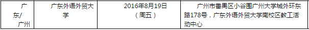 雅思口语考试安排通知 – 8月20日场次