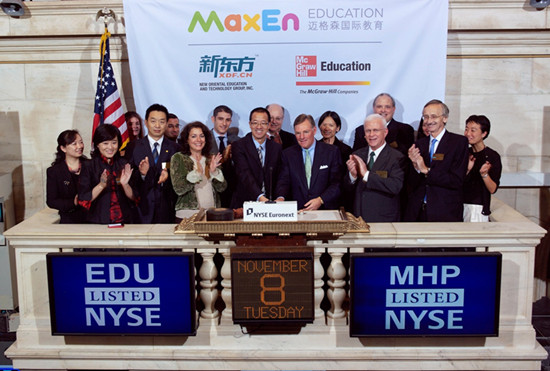 2011年11月8日，迈格森在纽约证券交易所成立图