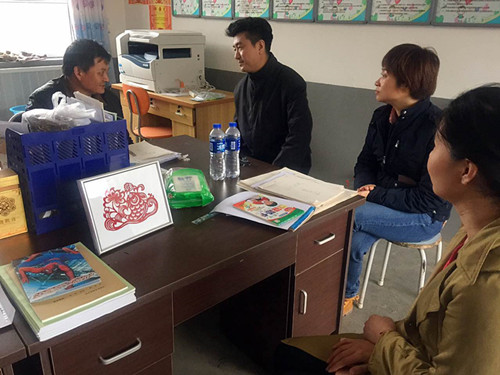 北京新东方学校老师与偏道子小学老师座谈