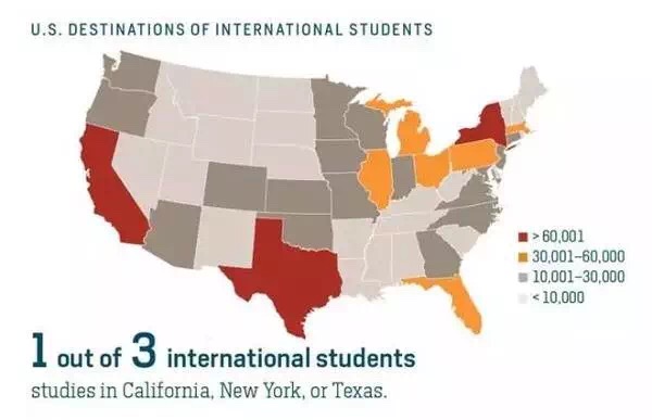 2016年美国门户开放报告：在美留学生人数突破100万