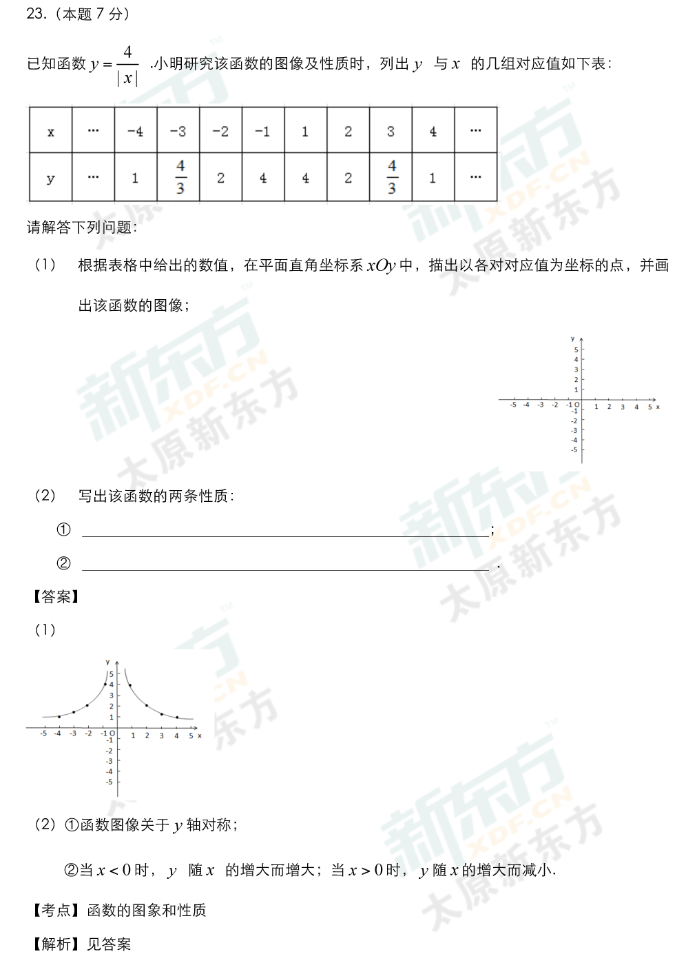 16-17学年第一学期期末考试试卷初三数学试卷答案考点分析