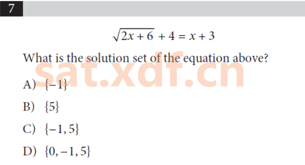 2017 SAT 数学最有效的解题方法