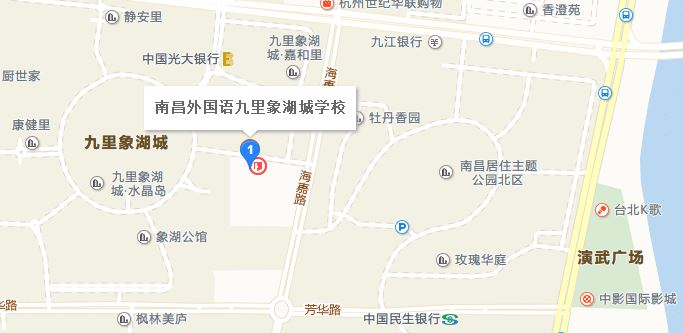 南昌外国语九里象湖城地理位置