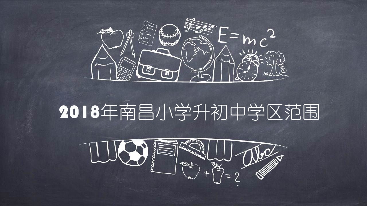 2018南昌小学升初中学区划分