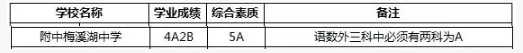 湖南师大附中梅溪湖中学中考分数线