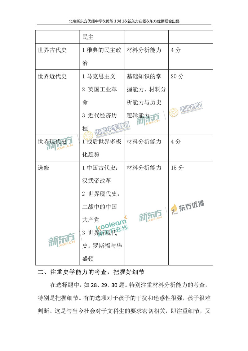 2018全国卷1高考文综点评