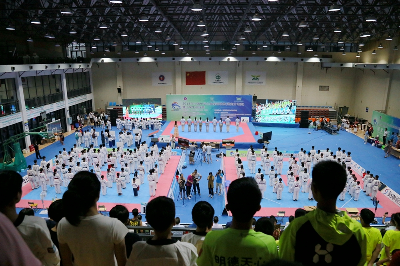 2018年中国中学生跆拳道联赛(湖南站）在长郡湘府开赛