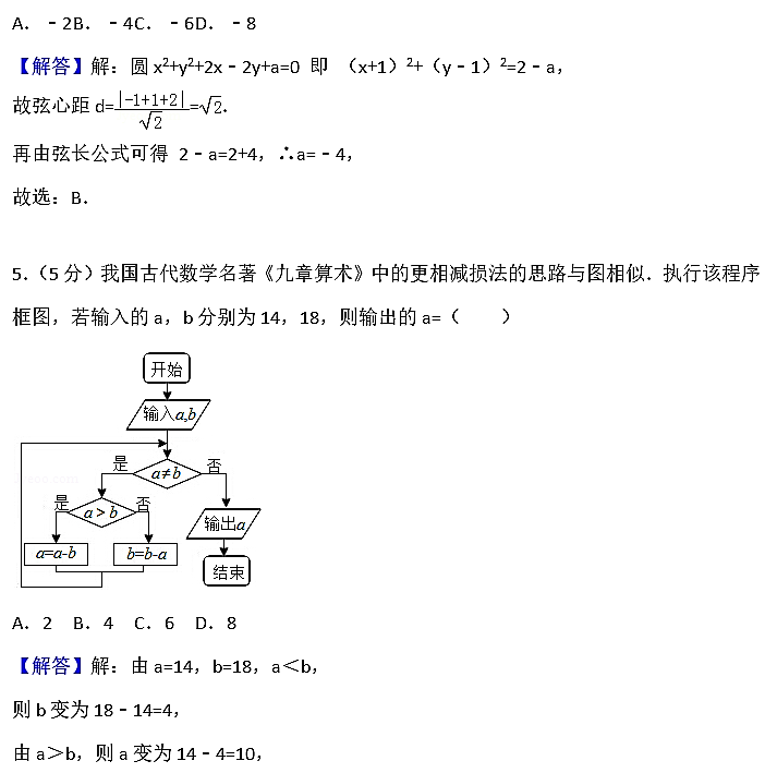 2017年株洲二中高二上文数月考试题