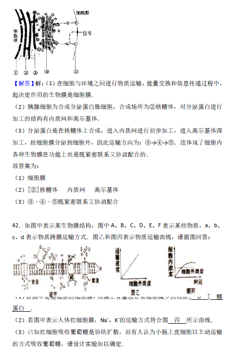 2017年岳阳县一中高二下生物月考试卷