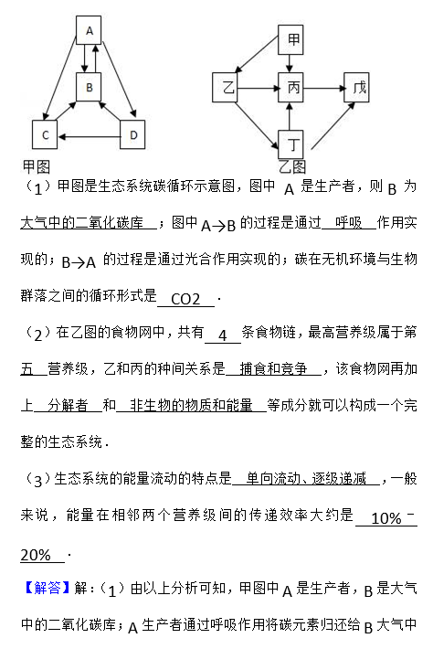 2016年株洲十八中高二上生物期末试卷